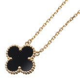 ヴァンクリーフ&アーペル ヴィンテージ アルハンブラ ネックレス VCARA45800 ゴールド ブラック K18YG イエローゴールド オニキス レディース Van Cleef & Arpels 【中古】