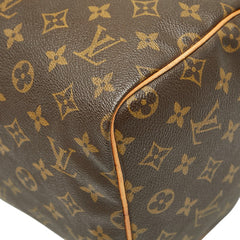 ルイ ヴィトン モノグラム スピーディ30 ハンドバッグ M41526 ブラウン PVC レザー レディース LOUIS VUITTON 【中古】