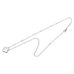 ヴァンクリーフ&アーペル ヴィンテージ アルハンブラ ネックレス VCARF48700 K18WG ホワイトゴールド レディース Van Cleef & Arpels 【中古】