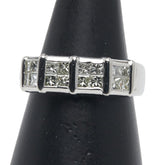 Pt900 プラチナ ダイヤ1.00ct リング 指輪 レディース 12号 【中古】