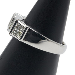 Pt900 プラチナ ダイヤ1.00ct リング 指輪 レディース 12号 【中古】