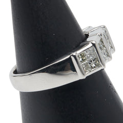 Pt900 プラチナ ダイヤ1.00ct リング 指輪 レディース 12号 【中古】