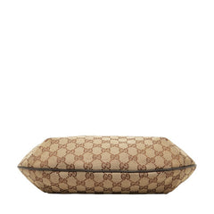 グッチ GGキャンパス 斜め掛けショルダーバッグ 181092 ブラウン キャンバス レザー レディース GUCCI 【中古】