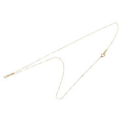 K18YG イエローゴールド ダイヤ0.10ct ペンダントネックレス レディース 【中古】