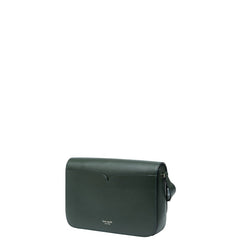 ケイトスペード ニコラ ツイストロック 斜め掛け ショルダーバッグ グリーン レザー レディース Kate Spade 【中古】