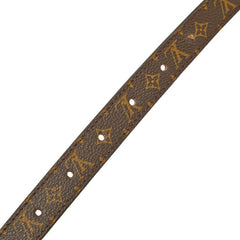 ルイ ヴィトン モノグラム サンチュール ベルト サイズ:90/36 M9274W ブラウン PVC レザー レディース LOUIS VUITTON 【中古】