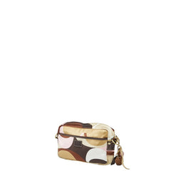 コーチ 斜め掛け ショルダーバッグ 8F39 マルチカラー ナイロン レザー レディース COACH 【中古】