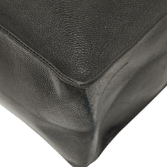 シャネル ココマーク トートバッグ ショルダーバッグ ブラック キャビアスキン レディース CHANEL 【中古】