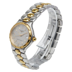 ロンジン コンクエスト 腕時計 L1 1133 クオーツ ホワイト文字盤 ステンレススチール メッキ レディース LONGINES 【中古】