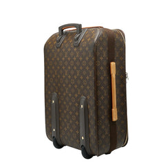 ルイ ヴィトン モノグラム ぺガス55 キャリーバッグ スーツケース M23294 ブラウン PVC レザー レディース LOUIS VUITTON 【中古】