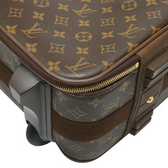 ルイ ヴィトン モノグラム ぺガス55 キャリーバッグ スーツケース M23294 ブラウン PVC レザー レディース LOUIS VUITTON 【中古】