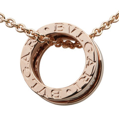 ブルガリ ビーゼロワン パヴェダイヤ レジェンドネックレス 355060 K18PG ピンクゴールド レディース BVLGARI 【中古】
