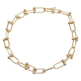 K18YG イエローゴールド ブレスレット レディース 【中古】