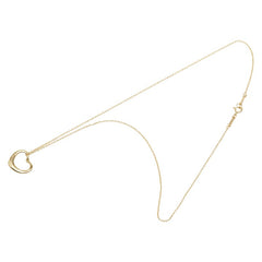ティファニー K18YG イエローゴールド オープンハート ネックレス レディース TIFFANY&Co. 【中古】