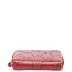 グッチ グッチシマ コインケース 115255 レッド レザー レディース GUCCI 【中古】