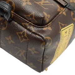 ルイ ヴィトン モノグラム ワールドツアー パームスプリング MINI リュック バックパック M42971 ブラウン マルチカラー PVC レザー レディース LOUIS VUITTON 【中古】