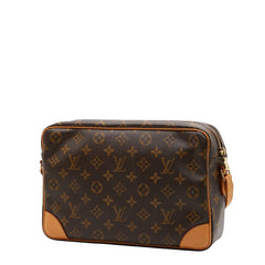 ルイ ヴィトン モノグラム トロカデロ30 斜め掛け ショルダーバッグ M51272 ブラウン PVC レザー レディース LOUIS VUITTON 【中古】