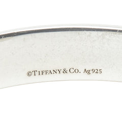 ティファニー リターン トゥ ティファニー ナロー カフ 2Pダイヤ バングル SV925 シルバー レディース TIFFANY&Co. 【中古】
