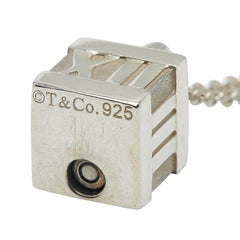 ティファニー アトラス キューブ ネックレス SV925 シルバー レディース TIFFANY&Co. 【中古】