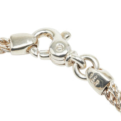 ティファニー センターノット ダブルループ ブレスレット SV925 シルバー レディース TIFFANY&Co. 【中古】