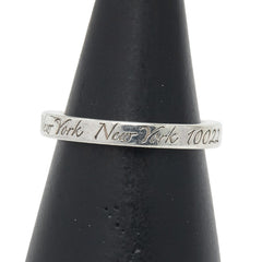 ティファニー ノーツナロー ニューヨーク リング 指輪 SV925 シルバー レディース TIFFANY&Co. 【中古】