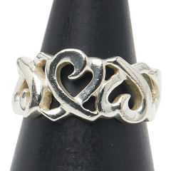 ティファニー トリプル ラビングハート リング 指輪 SV925 シルバー レディース TIFFANY&Co. 【中古】