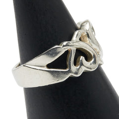 ティファニー トリプル ラビングハート リング 指輪 SV925 シルバー レディース TIFFANY&Co. 【中古】