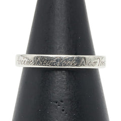 ティファニー ノーツ ナロー ニューヨーク リング 指輪 SV925 シルバー レディース TIFFANY&Co. 【中古】