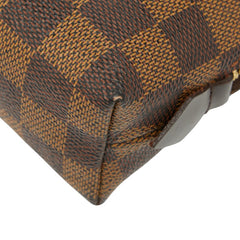 ルイ ヴィトン ダミエ ポシェット コスメティック PM ポーチ N47516 ブラウン PVC レザー レディース LOUIS VUITTON 【中古】