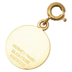 エルメス セリエ チャーム ペンダントトップ ゴールド メッキ レディース HERMES 【中古】