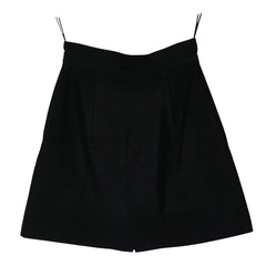 ミュウミュウ 台形スカート サイズ38 ブラック レーヨン ビジュー レディース MIUMIU 【中古】