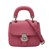 バーバリー DK88 ミニ ハンドバッグ ショルダーバッグ 2WAY ピンク レザー レディース BURBERRY 【中古】