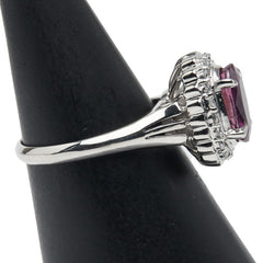 Pt900 プラチナ ルビー2.08ct ダイヤ0.27ct リング 指輪 レディース 11.5号 【中古】