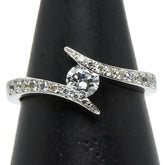 Pt900 プラチナ ダイヤ0.303ct ダイヤ0.30ct リング 指輪 レディース 12.5号 【中古】