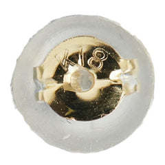 K18YG イエローゴールド ダイヤ ハート モチーフ ピアス レディース 【中古】