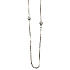 ティファニー バレルビーズ ロングネックレス SV925 シルバー レディース TIFFANY&Co. 【中古】