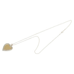 ティファニー ダブルハート ネックレス シルバー ゴールド スターリングシルバー K18 ゴールド レディース TIFFANY&Co. 【中古】