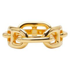 エルメス シェーヌダンクル スカーフリング ゴールド メッキ レディース HERMES 【中古】