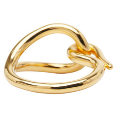 エルメス ジャンボ スカーフリング ゴールド メッキ レディース HERMES 【中古】