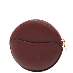 カルティエ コインケース ワインレッド ボルドー レザー レディース CARTIER 【中古】