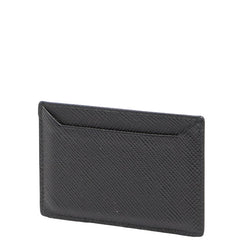 プラダ カードケース パスケース ブラック レザー レディース PRADA 【中古】