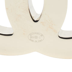 シャネル ココマーク ブローチ ゴールド ブラック ホワイト メッキ レディース CHANEL 【中古】