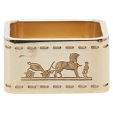 エルメス ボルデュック スカーフリング ゴールド メッキ レディース HERMES 【中古】