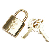 ルイ ヴィトン パドロック 南京錠 キー セット ゴールド メッキ レディース LOUIS VUITTON 【中古】