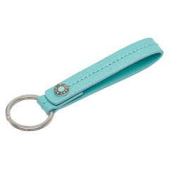 ティファニー キーリング キーホルダー ティファニーブルー レザー レディース TIFFANY&Co. 【中古】