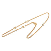 ディオール CDロゴ ネックレス ゴールド メッキ レディース Dior 【中古】