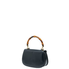 グッチ バンブー ハンドバッグ ショルダーバッグ 2WAY 000 2046 ブラック レザー レディース GUCCI 【中古】