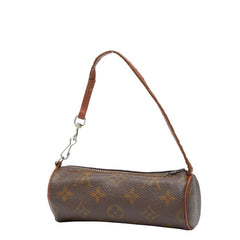 ルイ ヴィトン モノグラム パピヨン30 付属品 ポーチ M51385 ブラウン PVC レザー レディース LOUIS VUITTON 【中古】