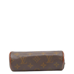ルイ ヴィトン モノグラム パピヨン30 付属品 ポーチ M51385 ブラウン PVC レザー レディース LOUIS VUITTON 【中古】