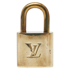 ルイ ヴィトン カデナ 南京錠 キー セット ゴールド メッキ レディース LOUIS VUITTON 【中古】